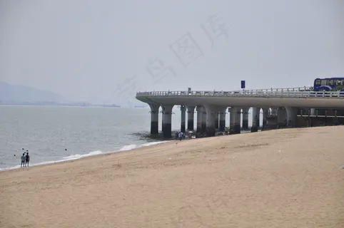 厦大海滩图片