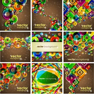 多彩几何元素合集