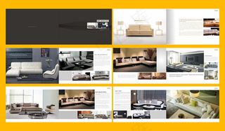 文件精致家居沙发画册手册宣传册设计...