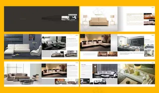 文件精致家居沙发画册手册宣传册设计...