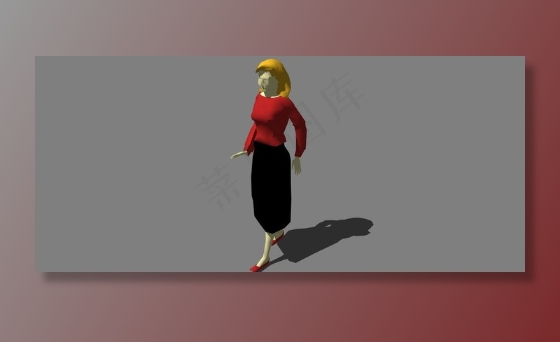 行走女性图片