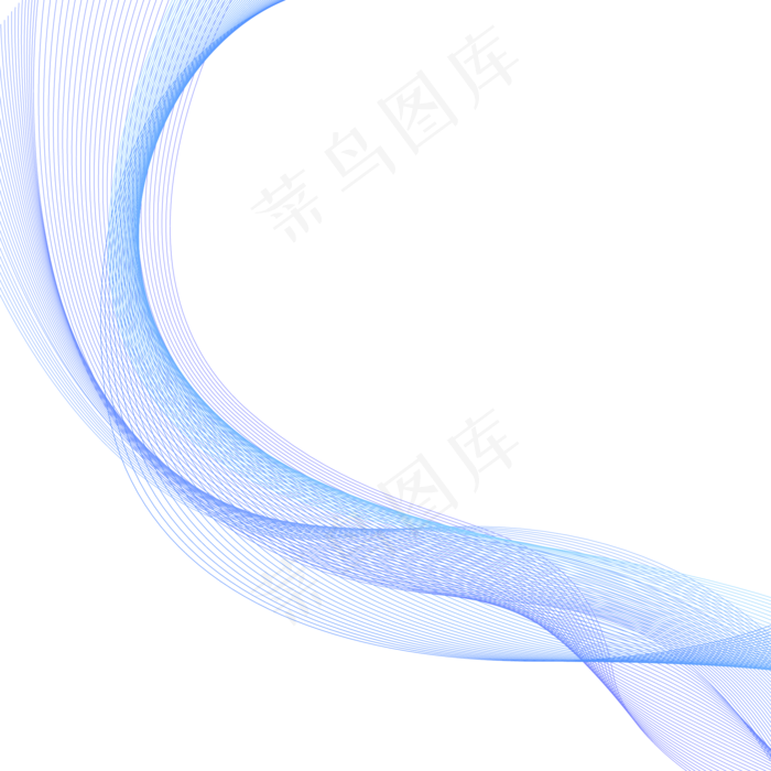 蓝色矢量科技线条底纹可商用元素