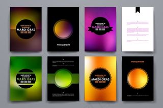 彩色光晕画册图片