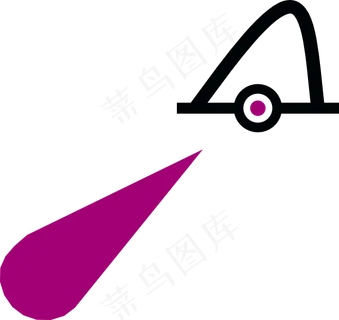 点燃的conicalbuoy象征符...