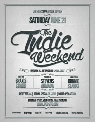 纯英文酷炫创意海报ＰＳＤ