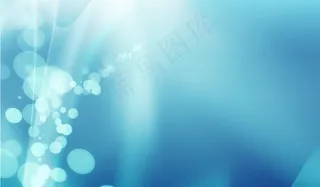 蓝色光斑背景图