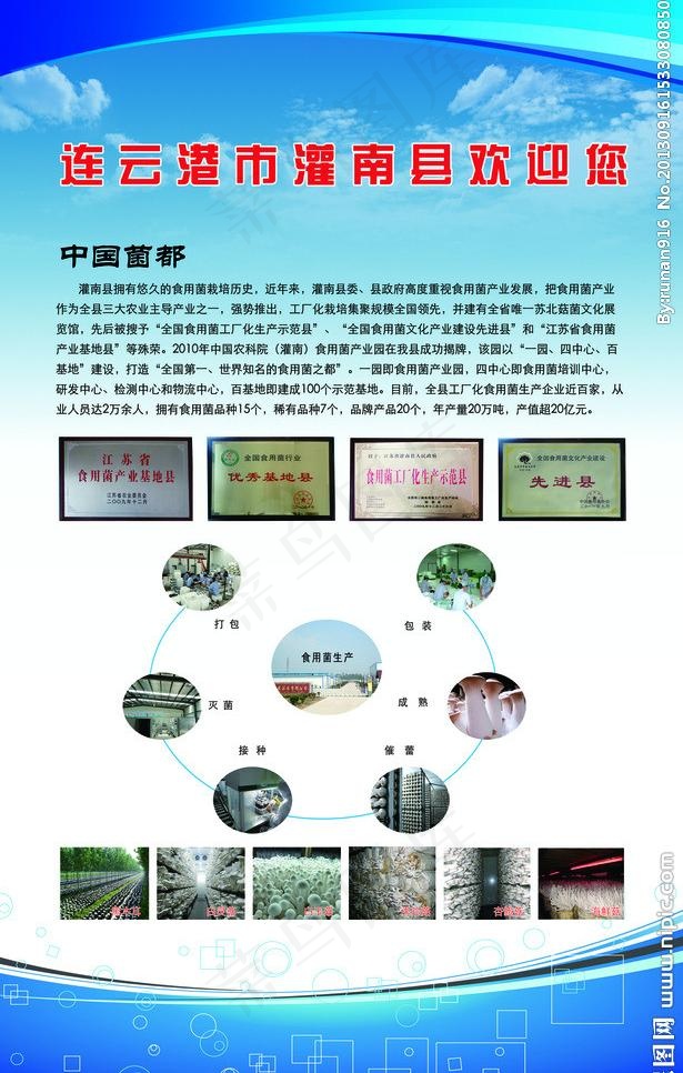 连云港农业展板图片(3402X5669(DPI:72))psd模版下载