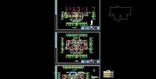 十七层建筑楼家庭装修平面图