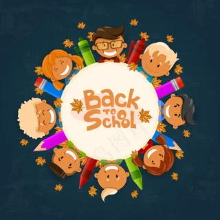 卡通人物扁平化可爱各种职业矢量素材