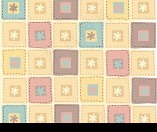 儿童方块印花图案