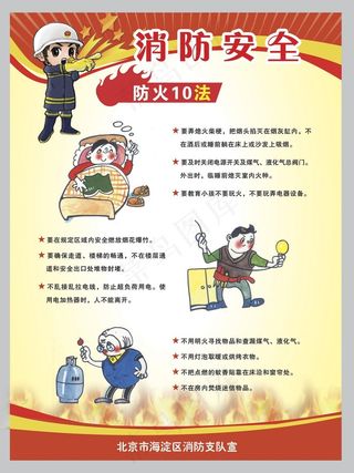 消防安全知识普及漫画