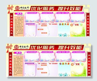 中国银行展板图片