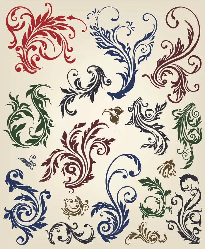 平面设计潮流纹样元素矢量素材eps,ai矢量模版下载