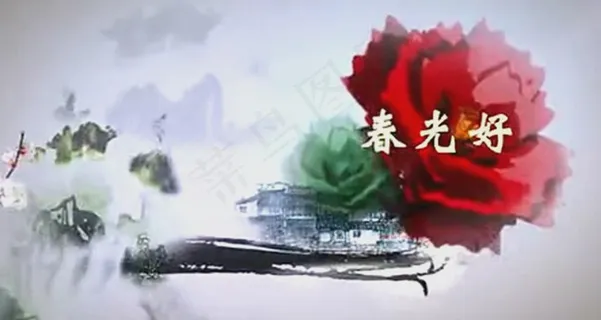 水墨之桃花蝴蝶 水墨之桃花蝴蝶