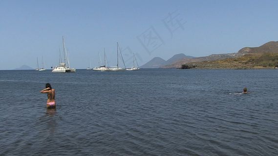 该游泳者在海上2股票的录像 视频免...