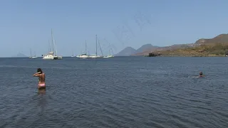 该游泳者在海上2股票的录像 视频免...