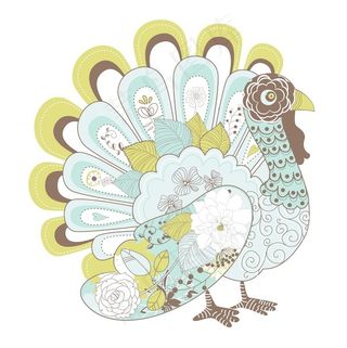 感恩节快乐 美丽的土耳其卡