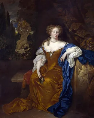 欧式宫廷人物像油画图片