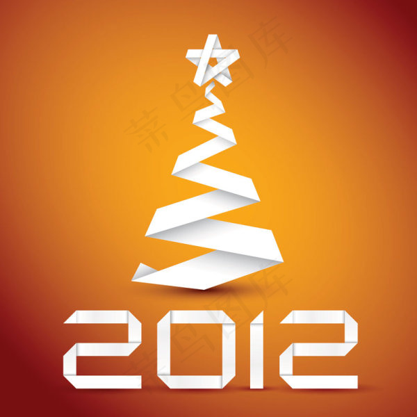 创意圣诞树03——矢量素材