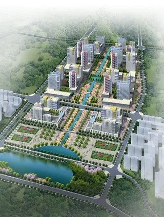 工业文化走廊鸟瞰图图片