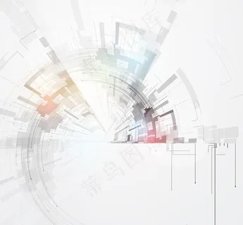 圆圈交错线条背景图片