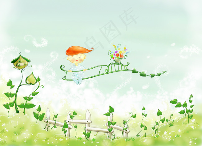 春天的花园(3425X2480(DPI:300))psd模版下载