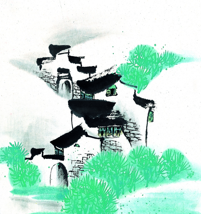 江南水乡名画
