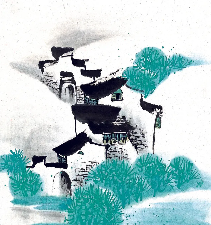 江南水乡名画