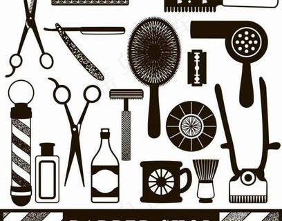 理发店用品图片