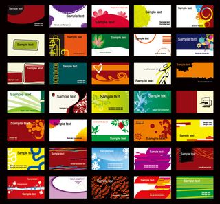 国外时尚个人名片