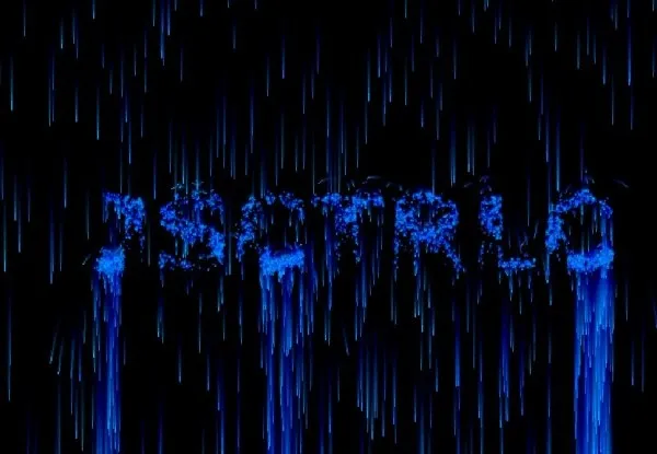 flash粒子文字特效