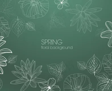 花在春天的花朵矢量插图