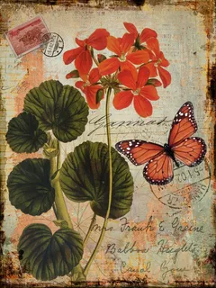 怀旧木板画psd素材图片