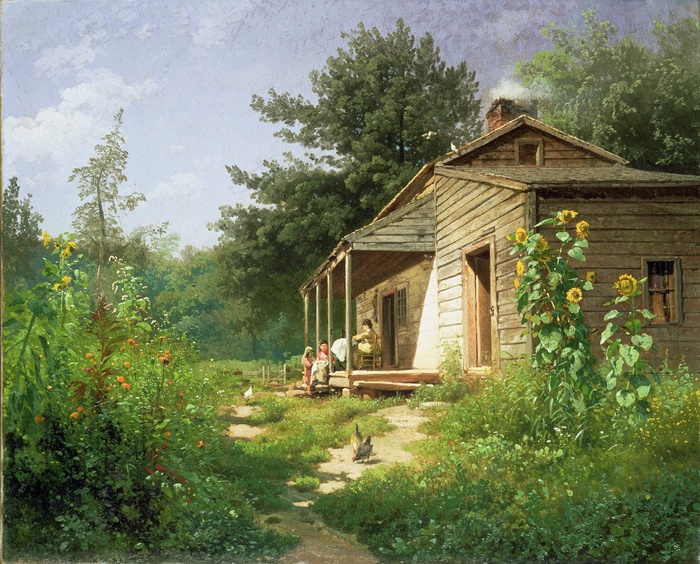 风景油画图片