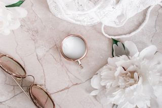 简约小清新文艺风插花静物摆拍背景