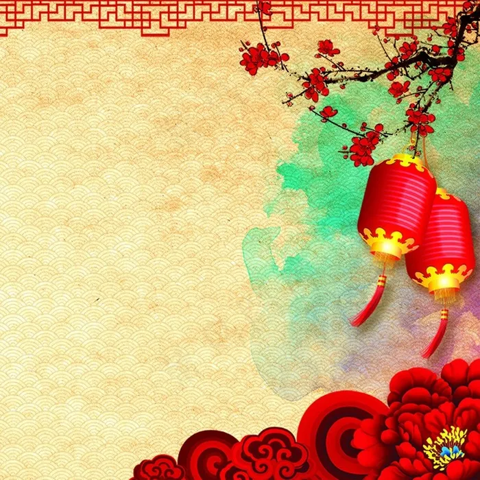 新年春节主图背景psd模版下载