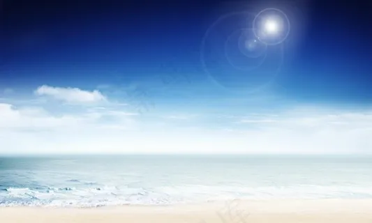 蓝色海面图片 蓝色海面图片