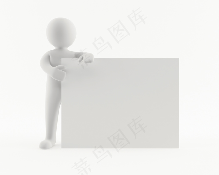 广告牌3d小人图片