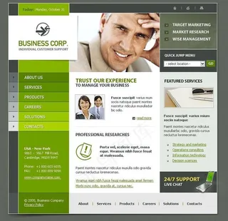 外贸公司经济调查研究公司等网站版面...