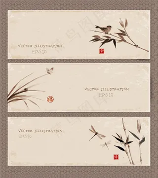 中国风水墨素材