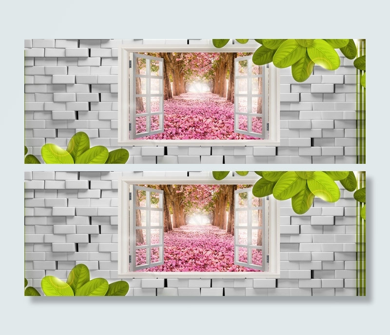 清新春天绿色海报背景
