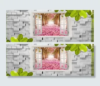 清新春天绿色海报背景