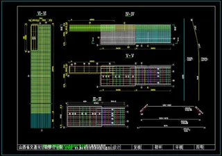 桥墩墩身钢筋构造图cad图纸