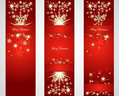 圣诞节banner背景矢量素材