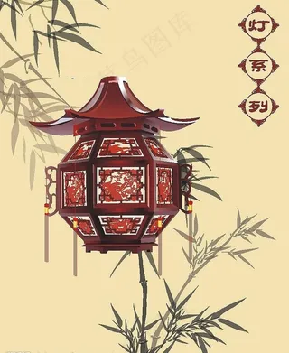 中秋创意矢量素材—灯韵篇图片