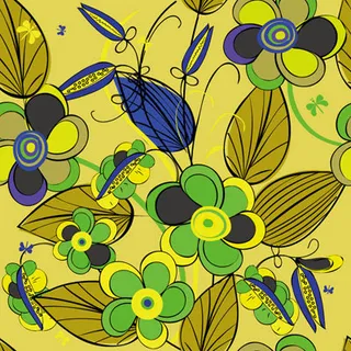 时尚花纹背景矢量素材3