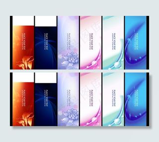 精品展板背景一组图片