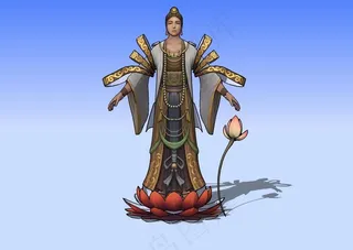 佛祖3d模型图片