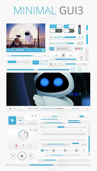 简约时尚 美观大方 扁平网页设计