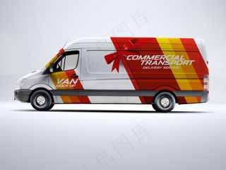 汽车侧身广告车声拉花汽车拉花广告样...